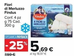 Findus fiori di merluzzo