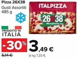 Carrefour Market Italpizza pizza 26x38 offerta