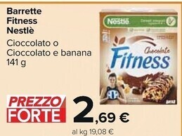 Carrefour Market Nestlè barrette fitness offerta