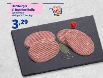 In'S Mercato Hamburger di tacchino italia offerta