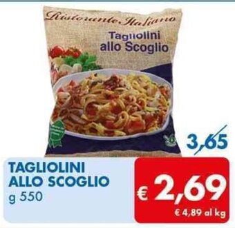 TAGLIOLINI ALLO SCOGLIO g 550