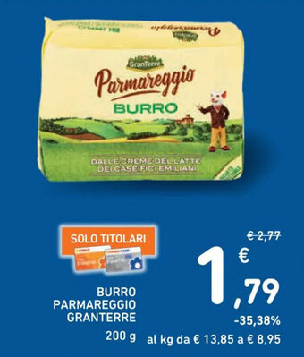 BURRO PARMAREGGIO GRANTERRE 200 g