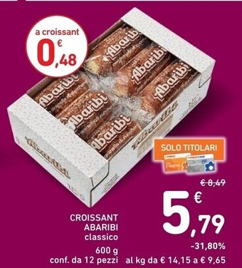 Spazio Conad Abaribi croissant offerta