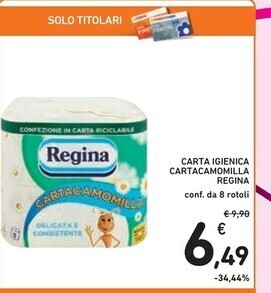 Spazio Conad Regina carta igienica cartacamomilla offerta