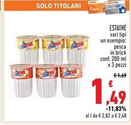 Conad Superstore Estathé vari tipi offerta