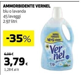 Coop Vernel ammorbidente offerta