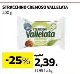 Coop Vallelata stracchino cremoso offerta