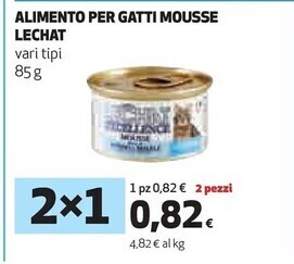 Coop Lechat alimento per gatti mousse offerta