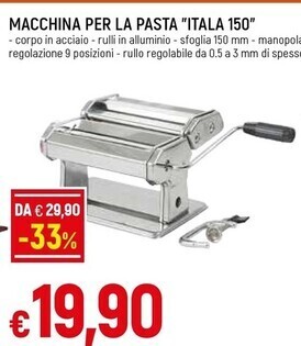 Macchina per la pasta itala 150