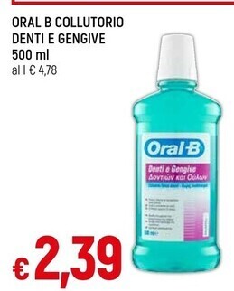 Famila Superstore Oral b collutorio denti e gengive offerta