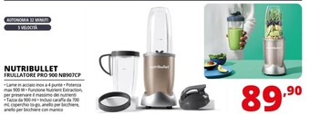 Comet Nutribullet frullatore pro 900 nb907cp offerta