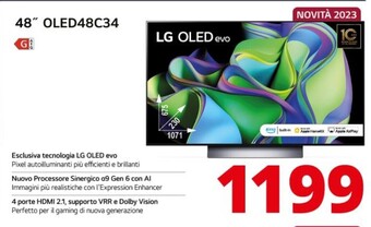 Comet Lg 48'' oled48c34 offerta