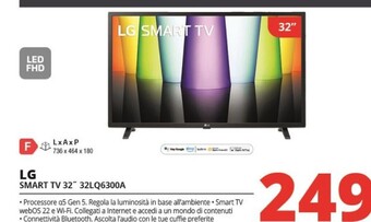 Comet Lg smart tv 32 32lq6300a offerta