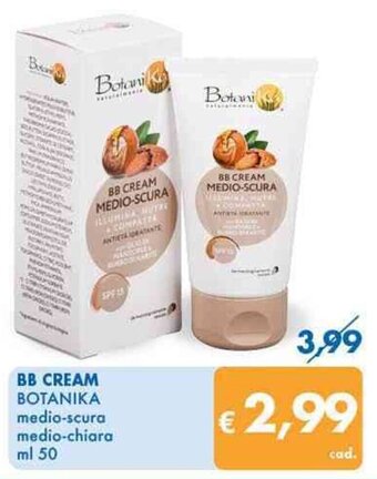 BB CREAM BOTANIKA medio-scura medio-chiara ml 50