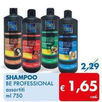 MD Discount SHAMPOO BE PROFESSIONAL assortiti ml 750 offerta