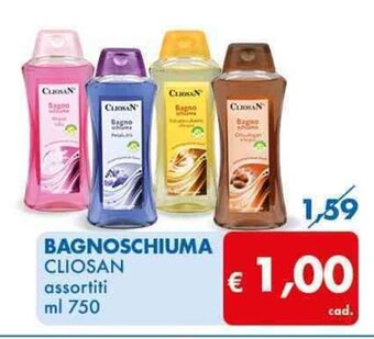 MD Discount BAGNOSCHIUMA CLIOSAN assortiti ml 750 offerta