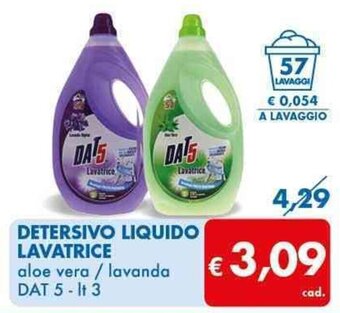 MD Discount DETERSIVO LIQUIDO LAVATRICE aloe vera / lavanda DAT 5 - It 3 offerta
