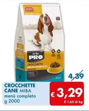 MD Discount CROCCHETTE CANE MIBA menù completo g 2000 offerta
