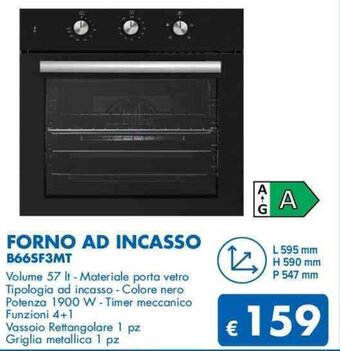 FORNO AD INCASSO B66SF3MT