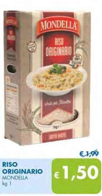 MD Discount RISO ORIGINARIO MONDELLA kg 1 offerta