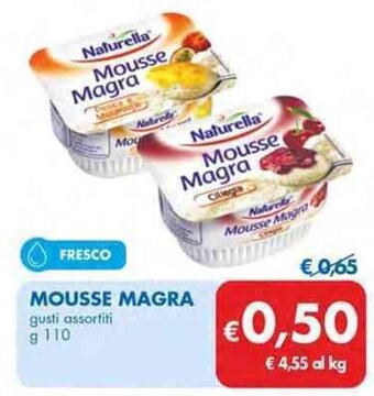 MD Discount MOUSSE MAGRA gusti assortiti g 110 offerta