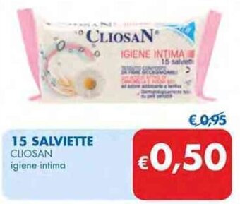 MD Discount 15 SALVIETTE CLIOSAN igiene intima offerta