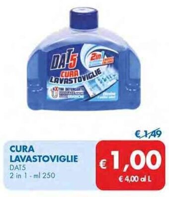 MD Discount CURA LAVASTOVIGLIE DAT5 2 in 1 - ml 250 offerta