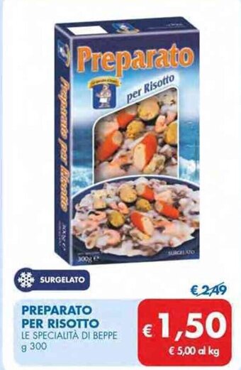 MD Discount PREPARATO PER RISOTTO LE SPECIALITÀ DI BEPPE g 300 offerta