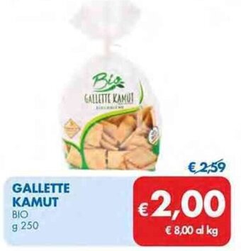 MD Discount GALLETTE KAMUT BIO g 250 offerta