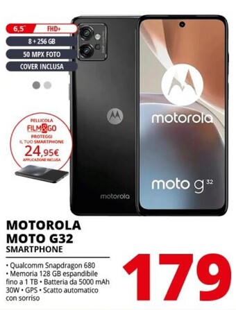 Comet Motorola moto g32 16,5 cm (6.5) doppia sim android 12 4g usb tipo-c 8 gb 256 gb 5000 mah grigio offerta