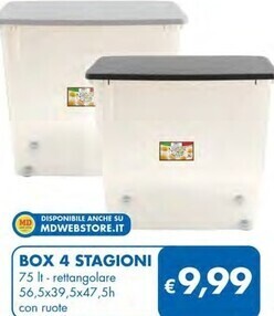 MD Discount Box 4 stagioni offerta