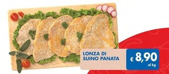 MD Discount Lonza di suino panata offerta