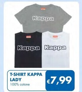 MD Discount Kappa t-shirt lady offerta