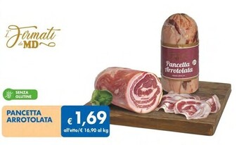 MD Discount Pancetta arrotolata offerta