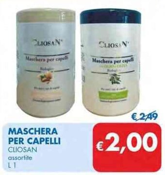 MASCHERA PER CAPELLI CLIOSAN assortite L 1