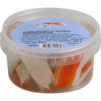 Surimi tagliati in salamoia 225 gr