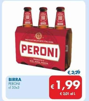 BIRRA PERONI cl 33x3