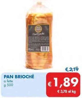 MD Discount PAN BRIOCHÈ a fette g 500 offerta