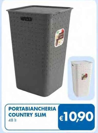 MD Discount PORTABIANCHERIA COUNTRY SLIM 48 lt offerta