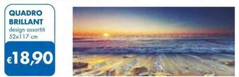 MD Discount QUADRO BRILLANT design assortiti 52x117 cm offerta