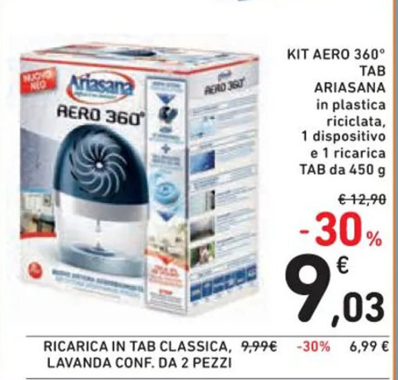 Spazio Conad KIT AERO 360° TAB ARIASANA offerta