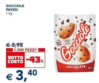 Esselunga GOCCIOLE PAVESI 1 kg offerta