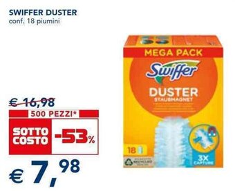 Esselunga SWIFFER DUSTER conf. 18 piumini offerta
