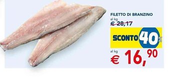 Esselunga FILETTO DI BRANZINO offerta