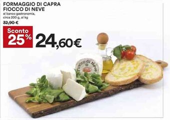 Coop FORMAGGIO DI CAPRA FIOCCO DI NEVE offerta