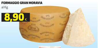 Ipercoop FORMAGGIO GRAN MORAVIA offerta