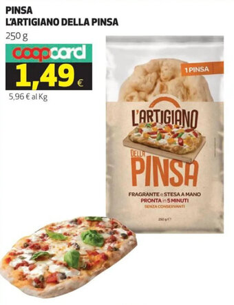 Ipercoop PINSA L'ARTIGIANO DELLA PINSA 250 g offerta
