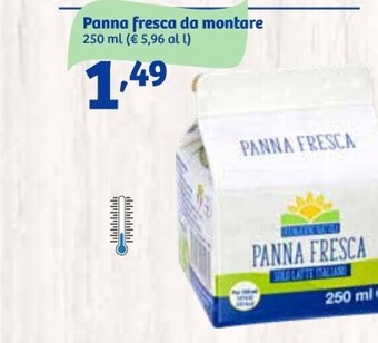 In'S Mercato Buongiorno natura panna fresca da montare offerta