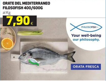Ipercoop ORATE DEL MEDITERRANEO FILOSOFISH 400/600G offerta