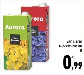 Conad Margherita Aurora vino offerta